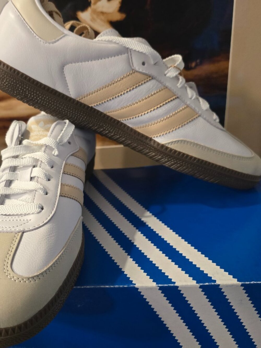 adidas Samba Men's White Sneakers Casual Shoes JH7300 Size 10 US NEW
